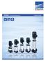 EVMSU - Vertical Multistage Pumps. Product Catalog