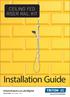CEILING FED RISER RAIL KIT. Installation Guide. tritonshowers.co.uk/digital