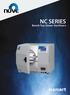 NC SERIES. Bench Top Steam Sterilizers