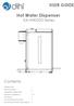 USER GUIDE. Hot Water Dispenser. KA-HWD02 Series. Contents ,