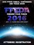 2016 FFEDA Annual conference and trade show. AWAKEN your force. June orlando world center marriott. attendee registration