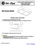 INSTALLATION INSTRUCTIONS & USE & CARE GUIDE 06E Series Model 06E Series Model RANGE HOOD LOCATION 1. The range hood must be installed just above the