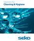 Solutions for. Cleaning & Hygiene. dosing and cleaning systems overview