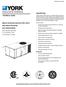 DESCRIPTION TECHNICAL GUIDE SINGLE PACKAGE GAS/ELECTRIC UNITS AND SINGLE PACKAGE AIR CONDITIONERS D(HE, HG) 036, 048 & YTG-A-0506