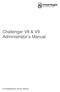 Challenger V8 & V9 Administrator s Manual