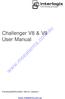 Challenger V8 & V9 User Manual