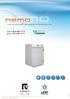 nemo 5,4 30,5 kw 6,4 37,4 kw R410A PLATE water cooled chillers / heat pumps and motoevaporating units COOLING HEATING