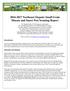Northeast Organic Small Grain Disease and Insect Pest Scouting Report
