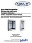 Glass Door Merchandiser Refrigerator and Freezer