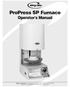 ProPress SP Furnace Operator's Manual