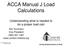 ACCA Manual J Load Calculations