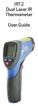 IRT2 Dual Laser IR Thermometer - User Guide