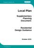 Local Plan. Supplementary Planning Document: Residential Design Guidance