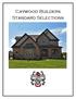 Caywood Builders Standard Selections
