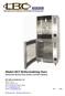 Model LRC7 Rethermalizing Oven OPERATION, INSTALLATION, SERVICE and PARTS MANUAL