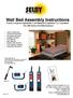 Wall Bed Assembly Instructions