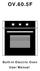 OV.60.5F. Built-in Electric Oven User Manual