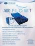 AIR. Low-Air Loss Combined with. Advanced Wound Therapy & Fall Prevention in a Non-Powered Mattress. Non-Powered Therapy