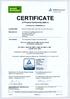 Certificate: _02 / 9 September 2014