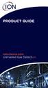 PRODUCT GUIDE. ionscience.com Unrivalled Gas Detection.