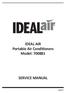 IDEAL AIR Portable Air Condi oners Model: