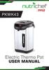 PKWK43. Electric Thermo Pot
