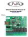 Revision November 2013 JVA Technologies. Ethernet General Purpose IO Technical Manual