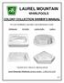 COLONY COLLECTION OWNER S MANUAL. For your installation, operation, and maintenance needs. Whirlpools Air Baths Combo Baths Soakers