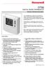 DT90 DIGITAL ROOM THERMOSTAT FEATURES PRODUCT SPECIFICATION SHEET