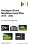 Hartlepool Rural Neighbourhood Plan Consultation Draft May 2015