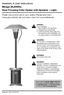 Assembly & User Instructions Mirage 38,200Btu Heat Focusing Patio Heater with Speaker + Light