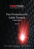 Fire Protection for Cable Tunnels