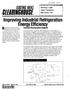 lmprovin Industrial Refrigeration -!nergy Efficiency