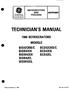 TECHNICIAN'S MANUAL 1989 REFRIGERATORS MODELS BCS42CKB/C BCS42EK BCS42EL BIS42CKB/C BISB42EK BISW42EK BISB42EL BISW42EL HOTPOINT
