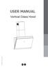 USER MANUAL. ICON60H Version 00. Vertical Glass Hood
