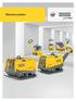 These reasons speak for vibratory plates from Wacker Neuson. Compaction expertise to the last detail. Overview of all vibratory plates.