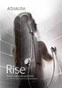 Rise. Showers made with you in mind RISE DIGITAL AND RISE DCV SHOWER RANGES