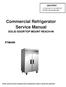 Commercial Refrigerator Service Manual
