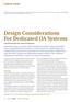 Design Considerations For Dedicated OA Systems BY HUGH CROWTHER, P.ENG, MEMBER ASHRAE; YI TENG MA, ASSOCIATE MEMBER ASHRAE