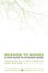 MEADOW TO WOODS A FIELD GUIDE TO 20 DESIGN NODES