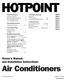 Air Conditioners. Owner s Manual and Installation Instructions. Troubleshooting Tips. Safety Information. Customer Service. Operating Instructions