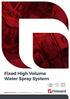 Fixed High Volume Water Spray System fireward.co.uk