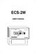 ECS-2M USER S MANUAL ENVIRONMENT CONTROL SYSTEM