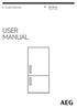 SCE8182XNC. User Manual Fridge Freezer USER MANUAL