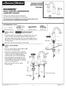 EDGEMERE DUAL CONTROL WIDESPREAD LAVATORY FAUCET INSTALLATION INSTRUCTIONS