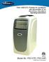 Model No. PE2-07R / PE2-09R / 9000 BTU Portable Air Conditioner with dehumidifier & Fan PE2-07R-62 / PE2-09R-32 Operating Instructions