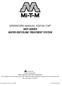 OPERATORS MANUAL FOR Mi-T-M WCP-SERIES WATER RECYCLING TREATMENT SYSTEM