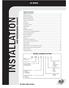 GS SERIES. Table of Contents CABINET CONFIGURATION: VT - VERTICAL HZ - HORIZONTAL CF - COUNTERFLOW