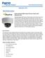 September New Product Launch. Illustra Standard 2MP Outdoor IR Dome Camera with Motorized Lens