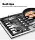 24 Cooktops. Cooktops. Precise performance meets streamlined design.